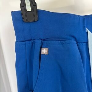 Figs Royal Blue Jogger Scrub Pants